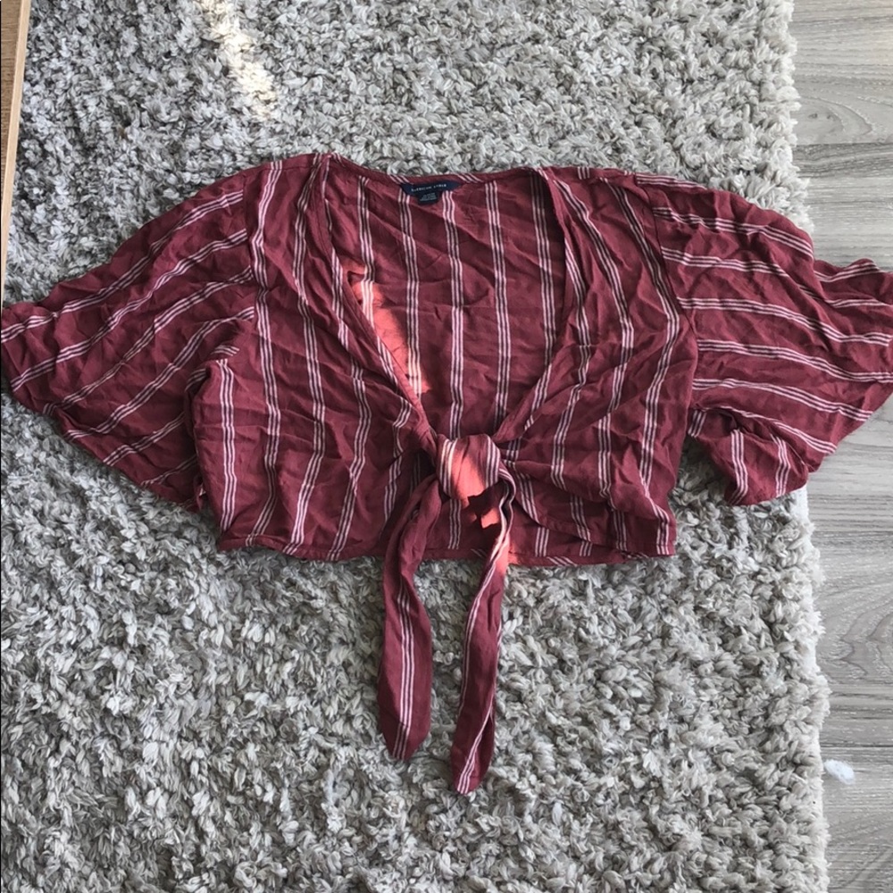 American Eagle Kimono Style crop top